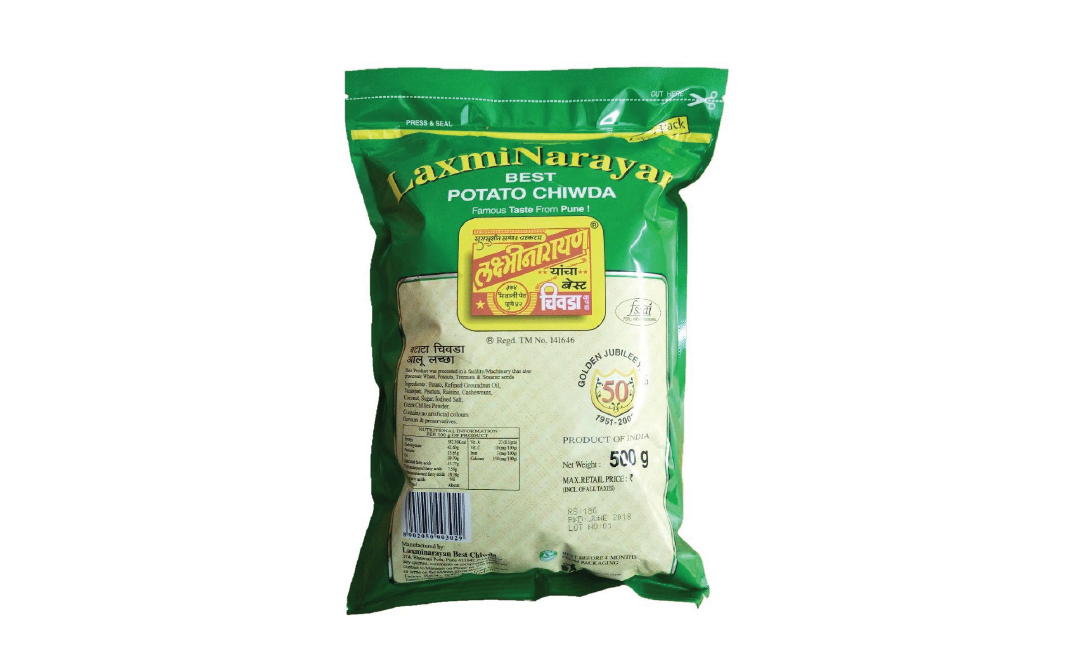 Laxminarayan Best Potato Chiwda    Pack  500 grams